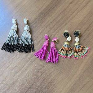 Set of 3 Baublebar Dangle Earrings